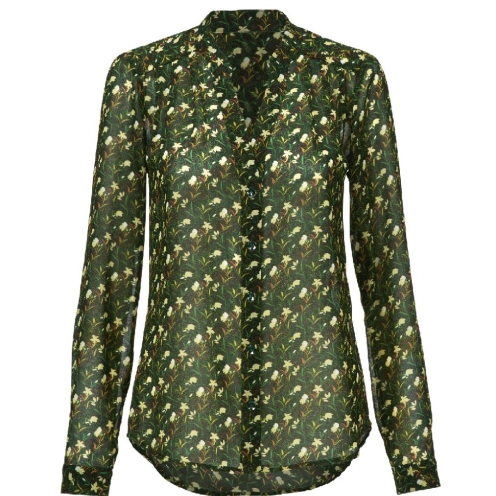 Cabi Garden Blouse Size Medium